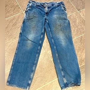 Carhartt Carpenter's Jeans distressed worn Size 34x34 #382-83